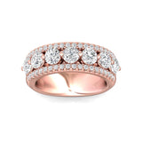 Sugarock Sugarock 18K Rose Gold Anniversary Band F-G VS