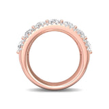 Sugarock Sugarock 18K Rose Gold Anniversary Band F-G VS