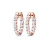 Sugarock Sugarock 18K Rose Gold Earring F-G VS