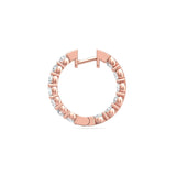 Sugarock Sugarock 18K Rose Gold Earring F-G VS