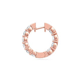 Sugarock Sugarock 18K Rose Gold Earring F-G VS