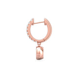 Sugarock Sugarock 18K Rose Gold Earring F-G VS