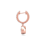 Sugarock Sugarock 18K Rose Gold Earring F-G VS