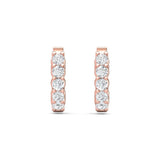 Sugarock Sugarock 18K Rose Gold Earring F-G VS
