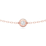 Sugarock Sugarock 18K Rose Gold Necklace F-G VS