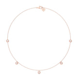 Sugarock Sugarock 18K Rose Gold Necklace F-G VS