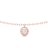 Sugarock Sugarock 18K Rose Gold Necklace F-G VS