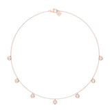 Sugarock Sugarock 18K Rose Gold Necklace F-G VS