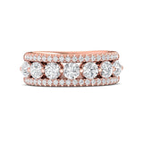 Sugarock Sugarock 18K Rose Gold Anniversary Band F-G VS