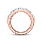 Sugarock Sugarock 18K Rose Gold Anniversary Band F-G VS