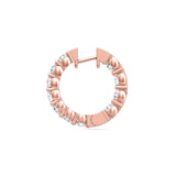 Sugarock Sugarock 14K Rose Gold Earring F-G VS
