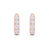 Sugarock Sugarock 14K Rose Gold Earring F-G VS