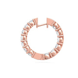 Sugarock Sugarock 14K Rose Gold Earring F-G VS