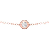 Sugarock Sugarock 14K Rose Gold Necklace F-G VS