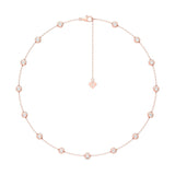 Sugarock Sugarock 14K Rose Gold Necklace F-G VS