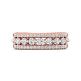 Sugarock Sugarock 14K Rose Gold Anniversary Band F-G VS