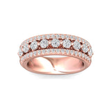 Sugarock Sugarock 14K Rose Gold Anniversary Band F-G VS