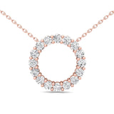 Sugarock Sugarock 14K Rose Gold Pendant F-G VS