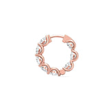 Sugarock Sugarock 14K Rose Gold Earring F-G VS