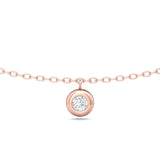Sugarock Sugarock 14K Rose Gold Necklace F-G VS