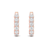Sugarock Sugarock 14K Rose Gold Earring F-G VS
