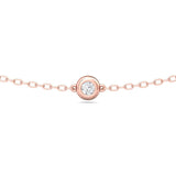 Sugarock Sugarock 14K Rose Gold Necklace F-G VS