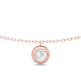 Sugarock Sugarock 14K Rose Gold Necklace F-G VS