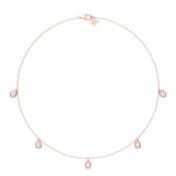 Sugarock Sugarock 14K Rose Gold Necklace F-G VS