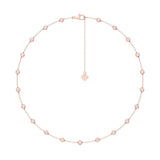Sugarock Sugarock 14K Rose Gold Necklace F-G VS