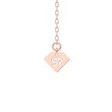 Sugarock Sugarock 14K Rose Gold Necklace F-G VS