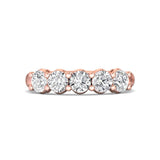 Sugarock Sugarock 14K Rose Gold Anniversary Band F-G VS