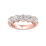 Sugarock Sugarock 14K Rose Gold Anniversary Band F-G VS