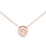 Sugarock Sugarock 14K Rose Gold Pendant F-G VS