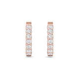 Sugarock Sugarock 14K Rose Gold Earring F-G VS