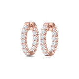 Sugarock Sugarock 14K Rose Gold Earring F-G VS