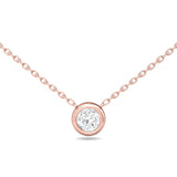Sugarock Sugarock 14K Rose Gold Pendant F-G VS