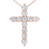 Sugarock Sugarock 14K Rose Gold Pendant F-G VS