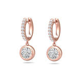 Sugarock Sugarock 14K Rose Gold Earring F-G VS