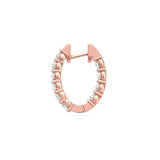 Sugarock Sugarock 14K Rose Gold Earring F-G VS