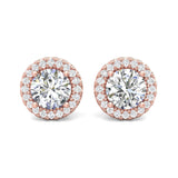 Sugarock Sugarock 14K Rose Gold Earring F-G VS