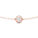 Sugarock Sugarock 14K Rose Gold Necklace F-G VS