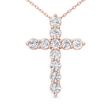 Sugarock Sugarock 14K Rose Gold Pendant F-G VS