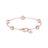 Sugarock Sugarock 14K Rose Gold Bracelet F-G VS