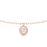 Sugarock Sugarock 14K Rose Gold Necklace F-G VS