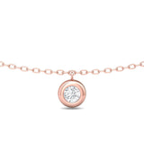 Sugarock Sugarock 14K Rose Gold Necklace F-G VS