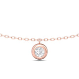 Sugarock Sugarock 14K Rose Gold Necklace F-G VS