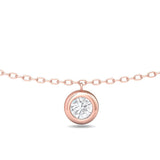 Sugarock Sugarock 14K Rose Gold Necklace F-G VS