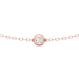 Sugarock Sugarock 14K Rose Gold Necklace F-G VS