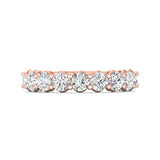 Sugarock Sugarock 14K Rose Gold Anniversary Band F-G VS