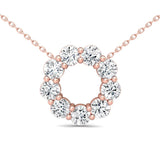 Sugarock Sugarock 14K Rose Gold Pendant F-G VS